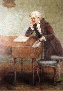 a romantic artist s impression of mozart composing